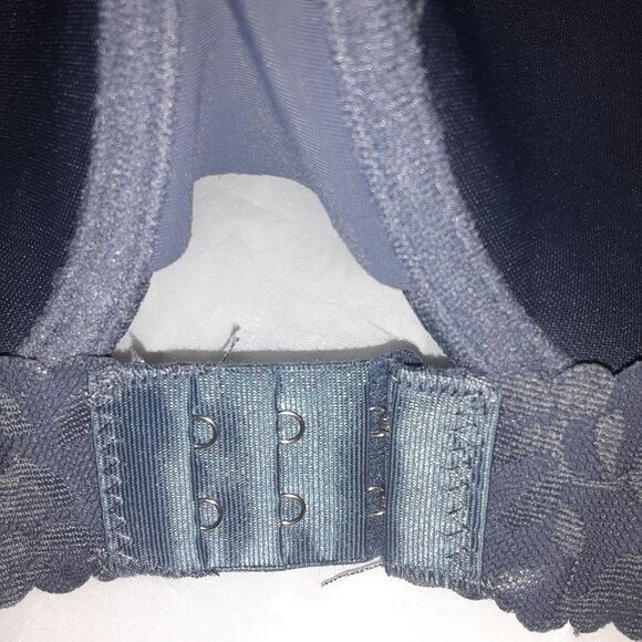 Youmita India Ink Underwire  Light Padded Lace Demi 38C Bra - Picture 6 of 10